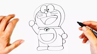 How to draw Doraemon | Doraemon Easy Draw Tutorial