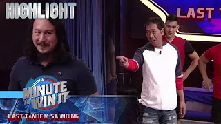 Baron Geisler, hindi mapigilan ang tawa kay Long Mejia | Minute To Win It