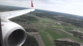 Spectacular Sweden!!!  Fantastic HD 737 Landing in Stockholm Arlanda!!!