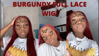 HOW TO: DYE 613 WIG BURGUNDY| WATERCOLOR METHOD!