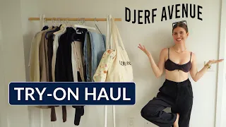 DJERF AVENUE TRY ON HAUL (PETITE EDITION!) | Olivia Gudaniec