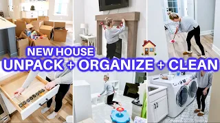 🏡 NEW HOUSE CLEAN WITH ME | DECLUTTER & ORGANIZE | CLEANING MOTIVATION |JAMIE'S JOURNEY| HOUSE RESET