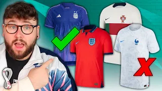 RANKING EVERY WORLD CUP 2022 AWAY KITS LIVE!