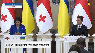 On June 23 president of Georgia Salome Zourabichvili paid an official visit to Ukraine