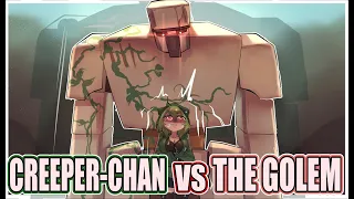 Creeper-Chan Vs. The Iron Golem (Minecraft Comic Dub)