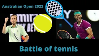 Australian Open Tennis 2022 : Prediction of men final #rafa #nadal #medvedev Who will make history