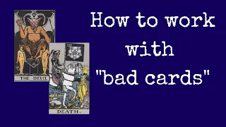 3 Bad Boys of the Tarot: Death, the Devil and Wheel of Fortune: plus how to work with them