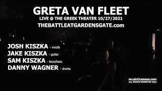 Built By Nations - Greta Van Fleet - LIVE!! in '21 @ The Greek Theater - musicUcansee.com