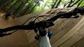 Jeremy having a blast at Kanuga Bike Park