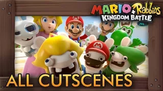 Mario + Rabbids Kingdom Battle - All Cutscenes The Movie HD