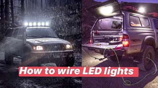 How to wire LED lights