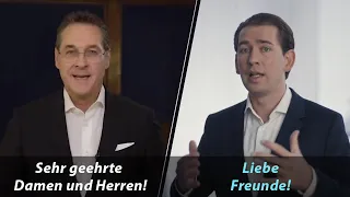 Gemeinsame Erklärung von HC Strache und Sebastian Kurz