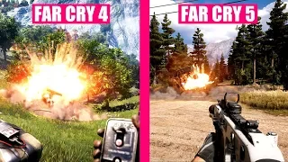 Far Cry 5 vs Far Cry 4 Graphics Evolution Comparison