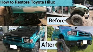 Restore Toyota Hilux double cab / Incredible Transformation Of Toyota Pickup /  Hilux Project 2021