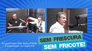 Ex-governador Beto Richa (PSDB) é entrevistado na Cidade FM