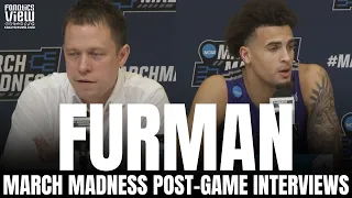 Furman Paladins & Coach Bob Rickey React to Upsetting Virginia Cavaliers in 1st Round March Madness