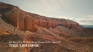Teruel's Red Canyon - DJI Mini 4 Pro VS Iflight Nazgul Evoque F5 V2 + Gopro 10