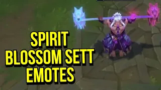 Spirit Blossom Sett Emotes | League of Legends