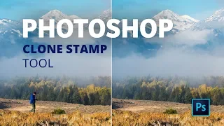 Remove People from Landscape Photos with the CLONE STAMP tool