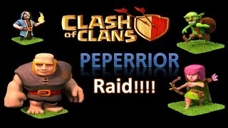 Clash of Clans Plays #19 - Raid#7: 500K loot, stealing from mines outside the walls - Town hall 6