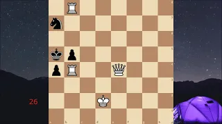 Шахматная задача / Белые начинают и ставят мат в 2 хода