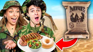 Eating ONLY Military Food for 24 HOURS!
