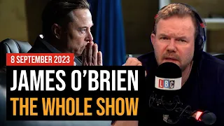 'Musk has admitted to sabotaging Ukraine' | James O'Brien - The Whole Show