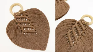 Macrame Feather Tutorial | Macrame Feather Leaf | DIY Macrame Feather