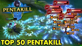 TOP 50 BEST LEAGUE OF LEGENDS PENTAKILLS OF 2023!-  L2C GAMING