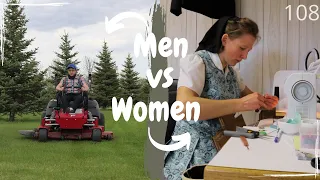 Men vs Women--Some of the daily work we do