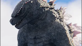 Evolved Godzilla Animation 2 | Blender 4.0