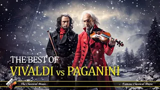 Vivaldi vs Paganini: 10 Best Pieces of Classic Music Violin (Live No ADS)