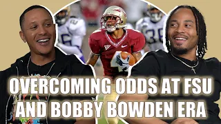 Tony Carter details his debut FSU football game vs miami, playing for bobby bowden & overcoming odds