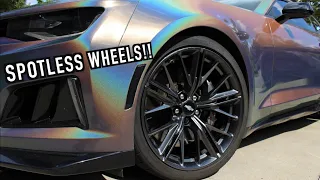 Doing A Full Detail on My 2018 ZL1 Wheels