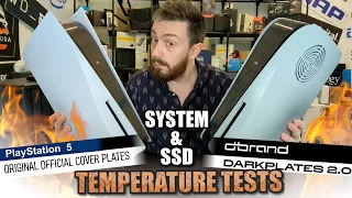 DBrand Darkplates for PS5 - Temperature Tests of the Internal System & SSD Expansion