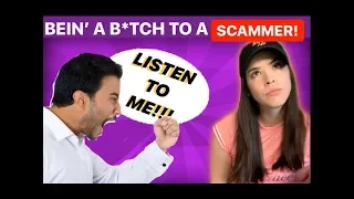 Being a 𝘤𝘰𝘮𝘱𝘭𝘦𝘵𝘦 𝐁*𝐓𝐂𝐇 to SCAMMER!! 😆Using Sound FX to TRICK HIM !! 😂 | IRLrosie