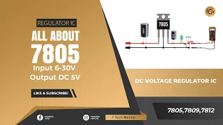 What is voltage Regulator IC 7805 Voltage Regulator IC | Explain voltage regulator