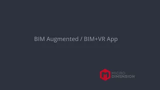 BIM Augmented / BIM+VR/AR Mobile Application