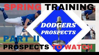 Dodgers Prospects to Watch in Spring Training Part II