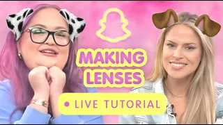 Making a Snap Lens with Lauren Godwin Live in the Snapchat Studio!