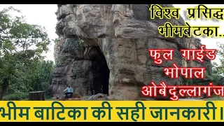 विश्व प्रसिद्ध स्मारक भीमबेटका Bhimbetka Monument Rock BhimBetka Full History Bhimbetka Caves Gufa