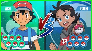 Pokemon Battle Pedia: Ash Vs Goh (Alola Ash)