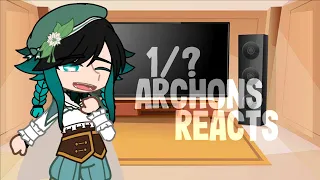 Genshin Impact Reacts (Archons) 1/? ー Gacha Club ー YT + Tiktoks