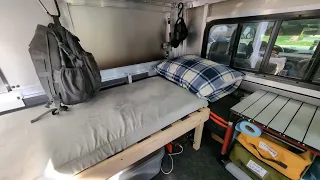 Truck camper build "downstairs" walkthrough setup - OVRLND CAMPERS on my First Gen Tundra