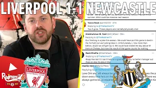 MORE POINTS DROPPED IN FIGHT FOR TOP FOUR | LIVERPOOL 1-1 NEWCASTLE UNITED | FAN REACTIONS