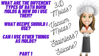 Part 1 Bath Bomb Molds you can use to make bath bombs + we make BB's using mold suppliers' recipes