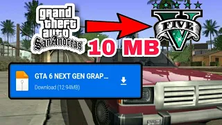 (10 MB)high Graphics mod GTA san andreas in android(Malayalam)|How to apply gta5 graphics in gta San