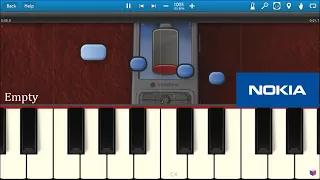 NOKIA N73 BATTERY LOW & EMPTY IN SYNTHESIA - Piano Tutorial [Easy]