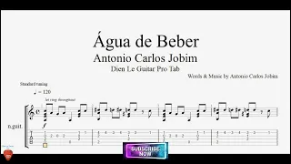 Agua de Beber by Antonio Carlos Jobim with Guitar Tutorial TABs