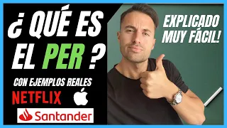 🧐📊¿QUÉ ES EL PER Y CÓMO FUNCIONA? | ✅EXPLICADO FÁCIL ✅ y con 📈EJEMPLOS REALES 🏦